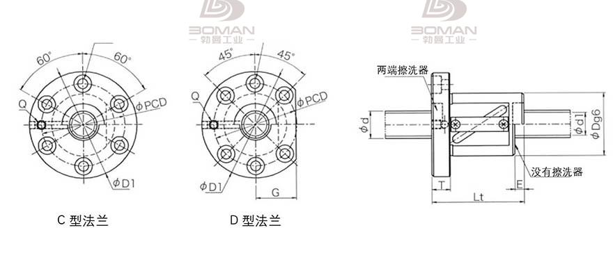 KURODA GR4512FS-DALR 日本黑田丝杆和THK丝杆