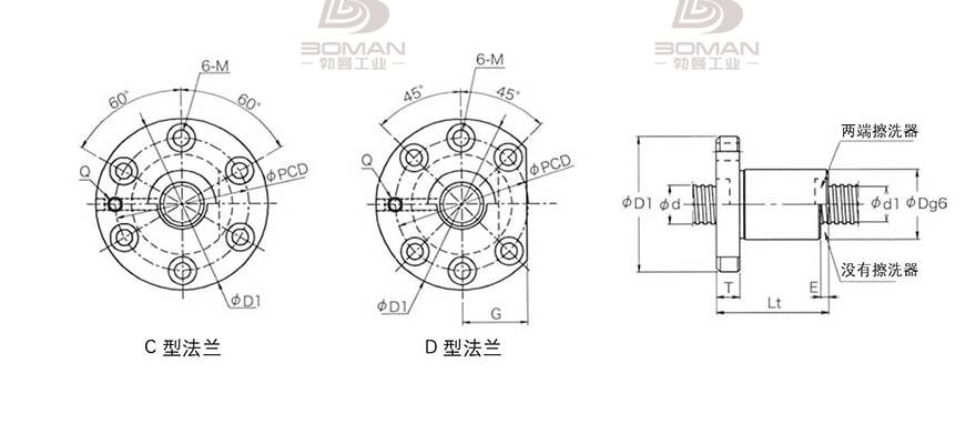 KURODA GD3205JT-DDPR 黑田精工丝杆的价格