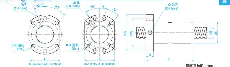 TBI DFS02508-4.8 tbi滚珠丝杆3d尺寸下载
