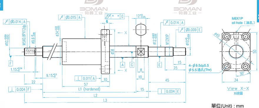 TBI XSVR01510B1DGC5-371-P1 滚珠丝杆怎么区分tbi和国产