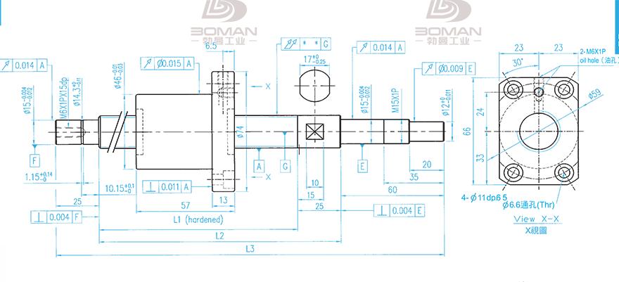 TBI XSVR02010B1DGC5-899-P1 tbi滚珠丝杆加工设备
